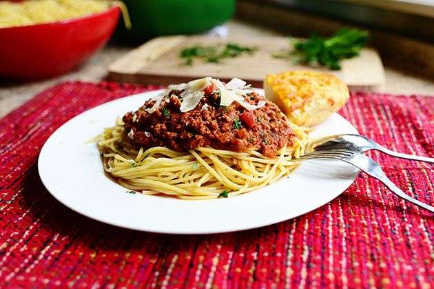 Spaghetti saus